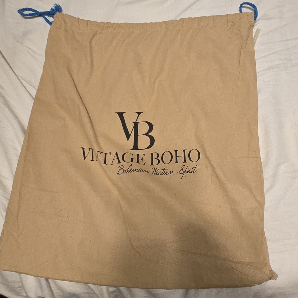 Brand NEW rare Vintage Boho Purple Fringe LV Crossbody - Picture 4 of 4